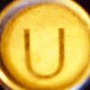 Typewriter key U
